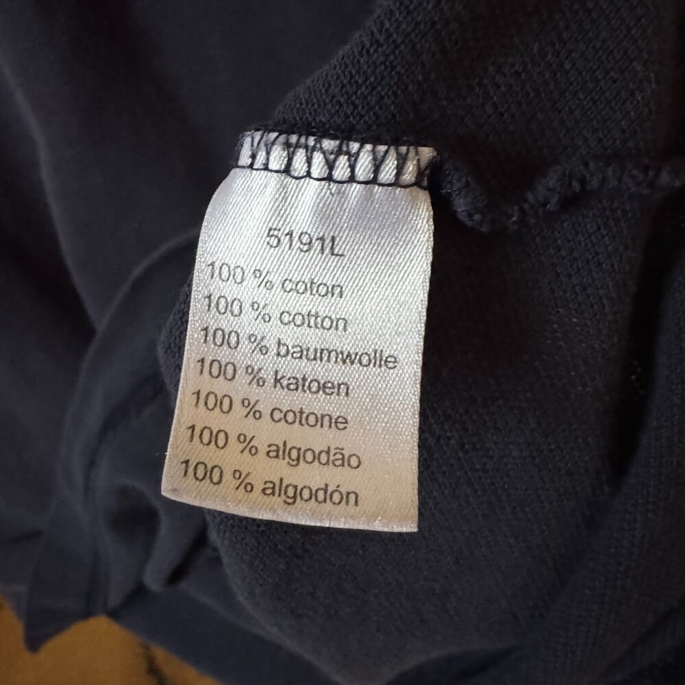 Lacoste Mens Polo Navy Size 6 Classic Fit Vintage “Designed in France” - Picture 12 of 13
